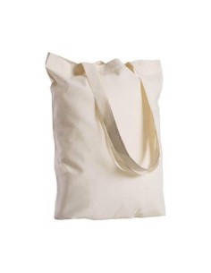 BORSA SHOPPER MAXI MANICI LUNGHI 40X50 cm. IN COTONE NATURALE 2