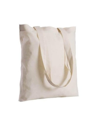 BORSA SHOPPER IN COTONE NAT.42X38 cm. MAN.LUNGHI