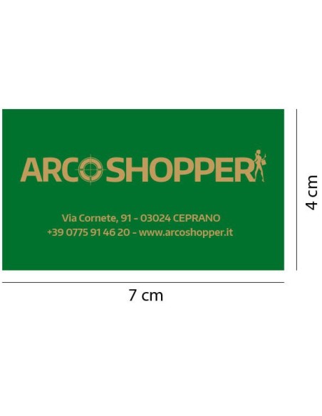 Etichette Adesive Personalizzate (Rettangolo) per shopper