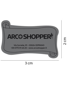 Etichette Adesive Personalizzate (Pergamena) per shopper