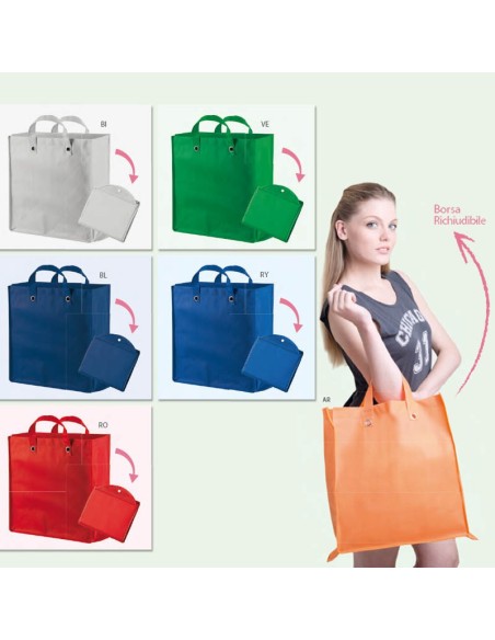 Shopper personalizzate Market, colorate e resistenti | arcoshopper.it