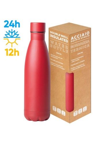 Borraccia Termica 500ml in Acciaio Inox Matta | arcoshopper.it