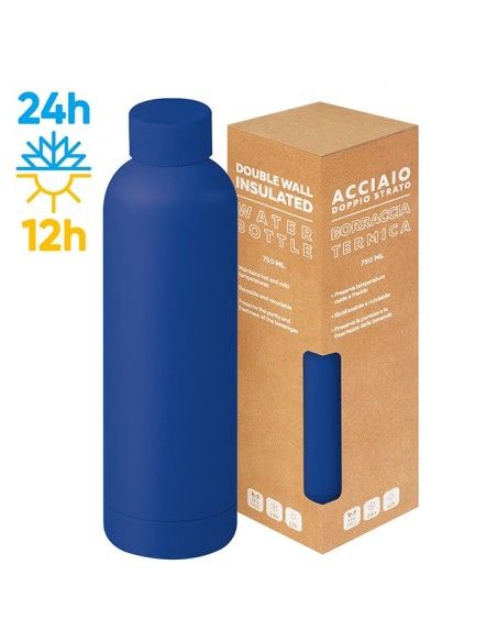 Matte Bottle 750ml: Borraccia in Acciaio Inox OpacaMatte Bottle 750ml: Borraccia in Acciaio Inox Opaca