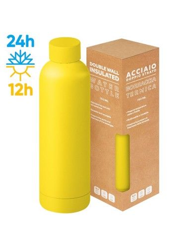 Matte Bottle 750ml: Borraccia in Acciaio Inox OpacaMatte Bottle 750ml: Borraccia in Acciaio Inox Opaca
