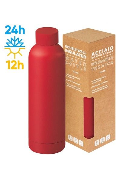 Matte Bottle 750ml: Borraccia in Acciaio Inox OpacaMatte Bottle 750ml: Borraccia in Acciaio Inox Opaca