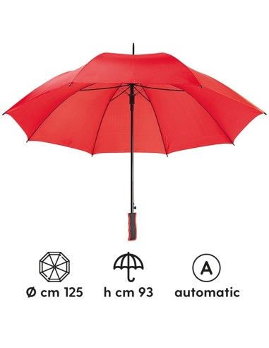 Ombrello Maxi Automatico Bicolore Roof | Antivento in Fibra di Vetro