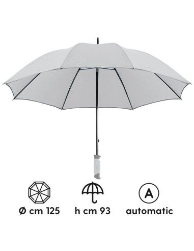Plata Maxi Ombrello Automatico Anti-Vento 125cm | Personalizzabile