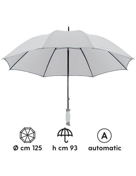 Plata Maxi Ombrello Automatico Anti-Vento 125cm | Personalizzabile