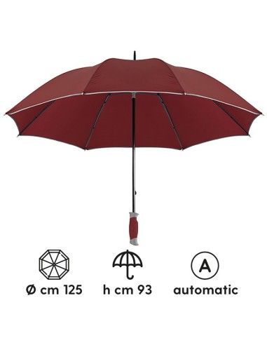 Plata Maxi Ombrello Automatico Anti-Vento 125cm | Personalizzabile