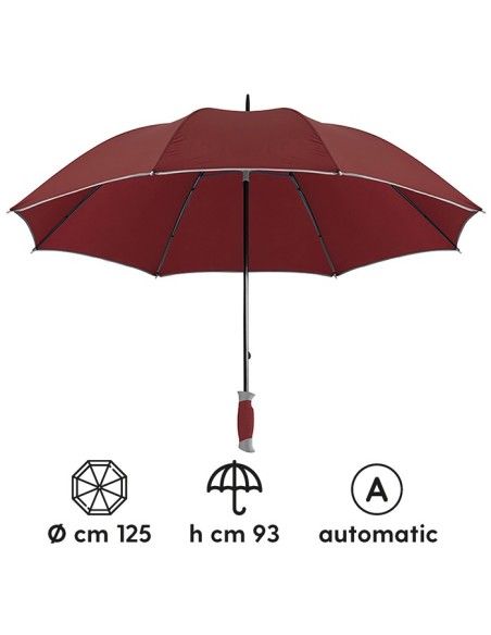 Plata Maxi Ombrello Automatico Anti-Vento 125cm | Personalizzabile