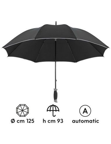 Plata Maxi Ombrello Automatico Anti-Vento 125cm | Personalizzabile