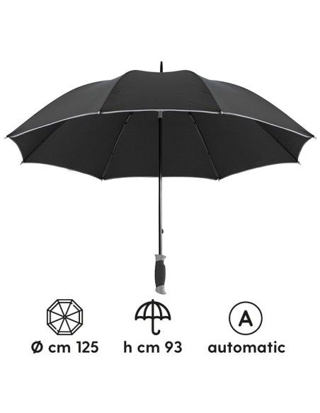 Plata Maxi Ombrello Automatico Anti-Vento 125cm | Personalizzabile