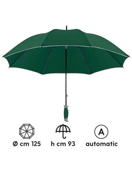 Plata Maxi Ombrello Automatico Anti-Vento 125cm | Personalizzabile